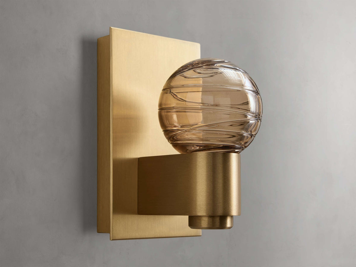 Casen Artisanal Glass Wall Sconce