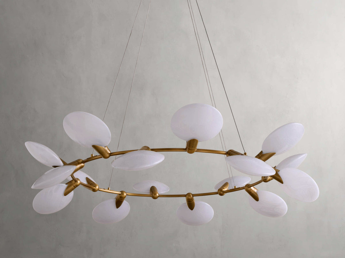 Lyla Floral Whisper Round Chandelier