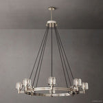 Demaret Sculpted Crystal Round Chandelier 48"