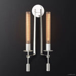 Fontanelle Vintage Glow Double Wall Sconce