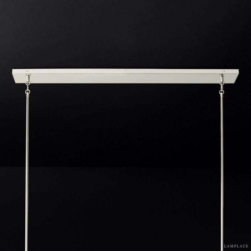 Fontanelle Vintage Glow Linear Chandelier 54"