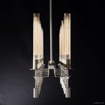 Fontanelle Vintage Glow Linear Chandelier 54"