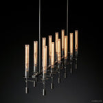 Fontanelle Vintage Glow Linear Chandelier 54"