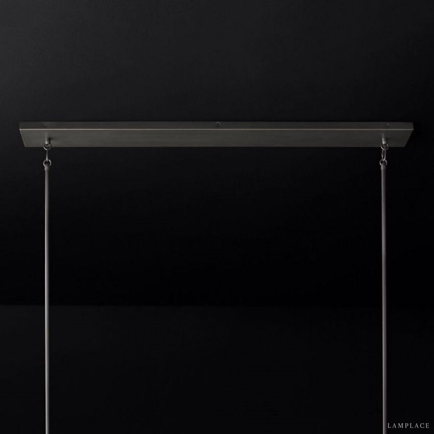 Fontanelle Vintage Glow Linear Chandelier 54"