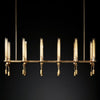 Fontanelle Vintage Glow Linear Chandelier 54"