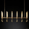 Fontanelle Vintage Glow Linear Chandelier 54"