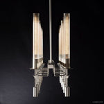 Fontanelle Vintage Glow Linear Chandelier 66"
