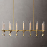 Fontanelle Vintage Glow Linear Chandelier 66"