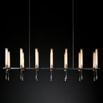 Fontanelle Vintage Glow Linear Chandelier 66"