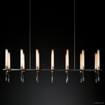 Fontanelle Vintage Glow Linear Chandelier 66"