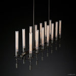 Fontanelle Vintage Glow Linear Chandelier 66"