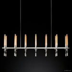 Fontanelle Vintage Glow Linear Chandelier 66"