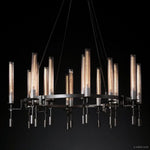 Fontanelle Vintage Glow Round Chandelier 46"