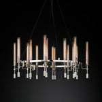 Fontanelle Vintage Glow Round Chandelier 46"