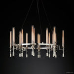 Fontanelle Vintage Glow Round Chandelier 46"