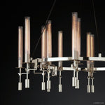 Fontanelle Vintage Glow Round Chandelier 58"