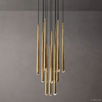 Aquitaine Faceted Cluster Round Chandelier 18"
