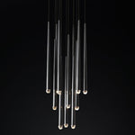 Aquitaine Faceted Cluster Round Chandelier 18"