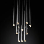 Aquitaine Faceted Cluster Round Chandelier 24"