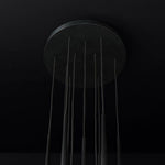 Aquitaine Faceted Cluster Round Chandelier 30"