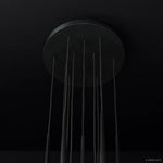Aquitaine Faceted Cluster Round Chandelier 18"