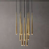 Aquitaine Faceted Cluster Round Chandelier 24"