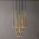 Aquitaine Faceted Cluster Round Chandelier 24"