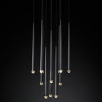 Aquitaine Faceted Cluster Round Chandelier 24"