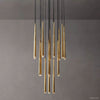Aquitaine Faceted Cluster Round Chandelier 30"