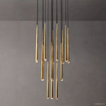 Aquitaine Faceted Cluster Round Chandelier 30"