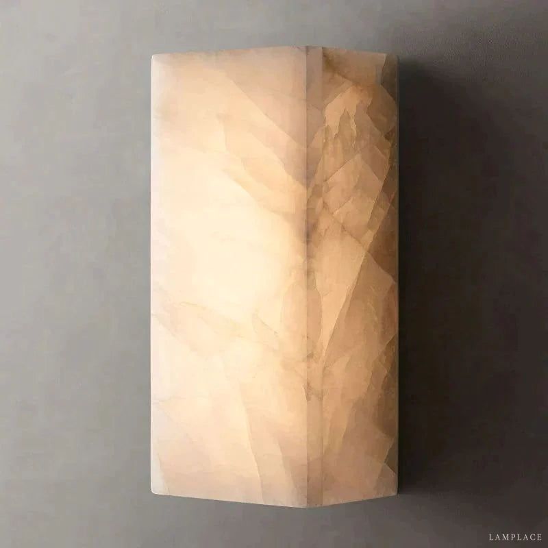 Rivage Veined Alabaster Wall Sconce