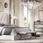 Odeon Deco Prism Tiered Square Chandelier 22"