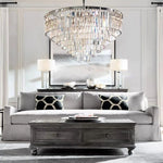 Odeon Deco Prism Round Chandelier 44"