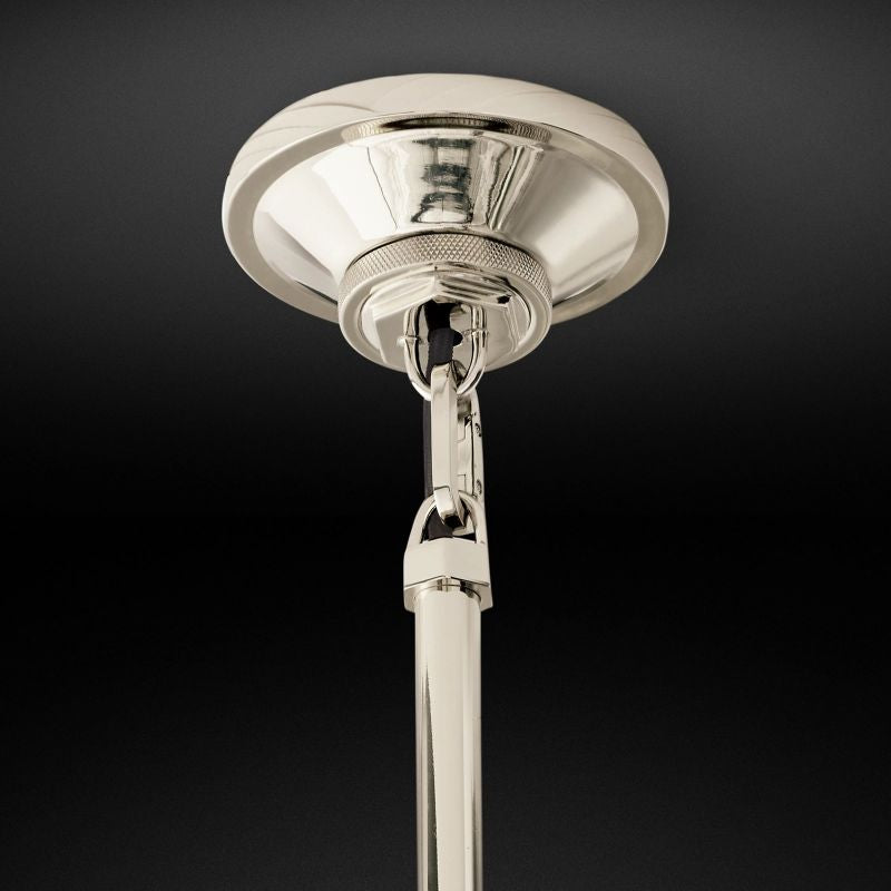 Machinist Metal Cloche Pendant Light