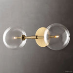 Lucelle Glass Globe Linear Wall Sconce