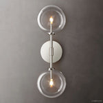Lucelle Glass Globe Linear Wall Sconce