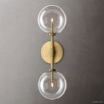 Lucelle Glass Globe Linear Wall Sconce