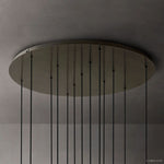 Lucelle Glass Globe Cluster Chandelier 44"