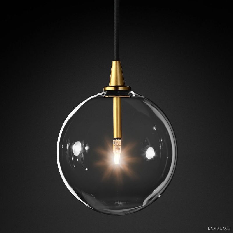 Lucelle Glass Globe Pendant Light
