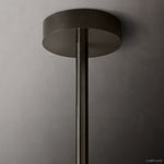 Lucelle Glass Globe Six-Arm Chandelier 40"
