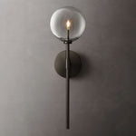 Lucelle Glass Globe Wall Sconce