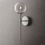 Lucelle Glass Globe Wall Sconce
