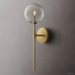 Lucelle Glass Globe Wall Sconce