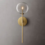 Lucelle Glass Globe Wall Sconce