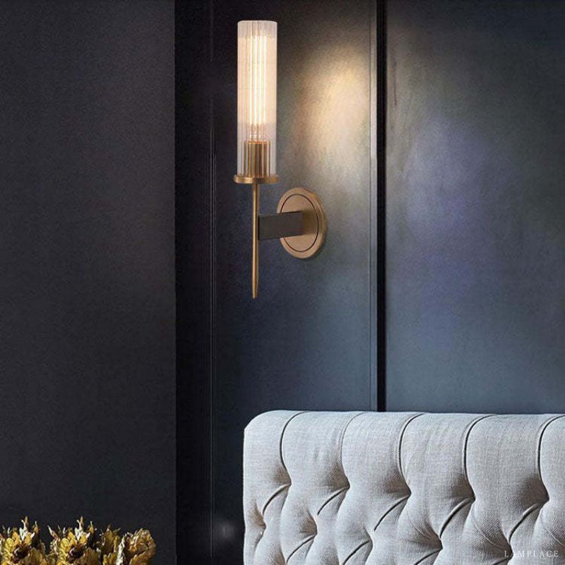 Vallon Channel Glass Wall Sconce