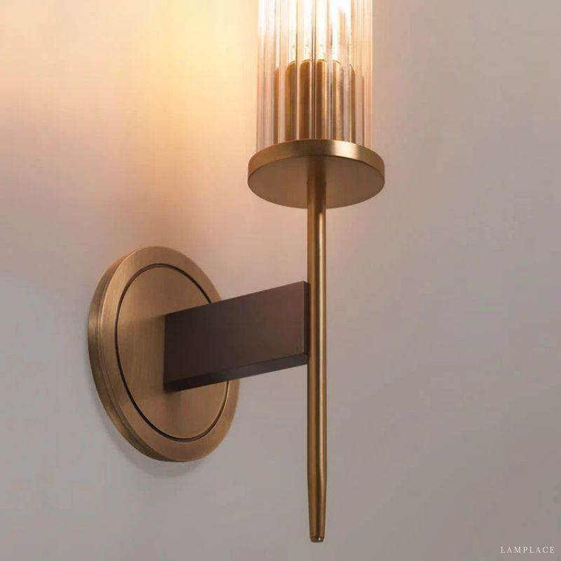 Vallon Channel Glass Wall Sconce