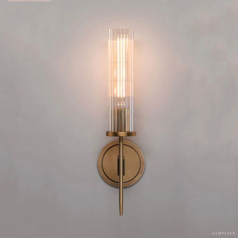 Vallon Channel Glass Wall Sconce