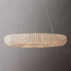 Halo Stranded Crystal Round Chandelier 32"