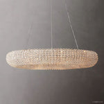 Halo Stranded Crystal Round Chandelier 41"