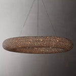 Halo Stranded Crystal Round Chandelier 59"